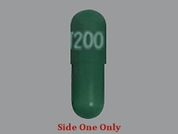 Atazanavir Sulfate: This is a Capsule imprinted with AT200 on the front, nothing on the back.