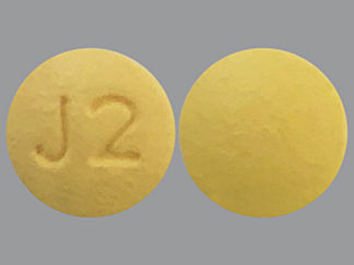 This is a Tablet imprinted with J2 on the front, nothing on the back.