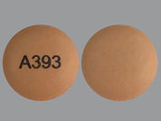 Hydrocodone Bitartrate Er: This is a Tablet Oral Only Er 24 Hr imprinted with A393 on the front, nothing on the back.