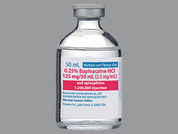 Bupivacaine Hcl-Epinephrine: This is a Vial imprinted with nothing on the front, nothing on the back.