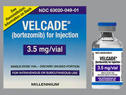 Velcade: This is a Vial imprinted with nothing on the front, nothing on the back.