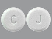 Zolmitriptan Odt: This is a Tablet Disintegrating imprinted with C on the front, J on the back.