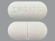 Isosorbide Mononitrate: This is a Tablet Er 24 Hr imprinted with ING 176 on the front, nothing on the back.