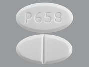 Norethindrone Acetate: This is a white oval Tablet imprinted with P658 on the front, nothing on the back, and is manufactured by INGENUS PHARMAC.