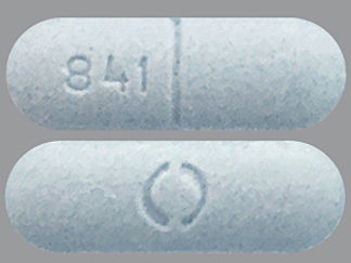 This is a Tablet imprinted with 841 on the front, logo on the back.