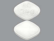 Sildenafil Citrate: This is a white diamond Tablet imprinted with AC  340 on the front, nothing on the back, and is manufactured by EXELAN PHARMACE.