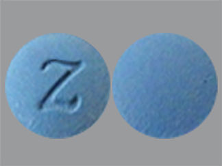 This is a Tablet Er Multiphase imprinted with Z on the front, nothing on the back.
