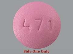 This is a pink round Tablet Er 24 Hr imprinted with KU on the front, 471 on the back, and is manufactured by KREMERS/LANNETT.