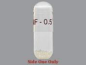 Alkindi Sprinkle: This is a Capsule Sprinkle imprinted with INF-0.5 on the front, nothing on the back.