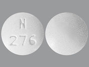 Fluphenazine Hcl: This is a Tablet imprinted with N 276 on the front, nothing on the back.