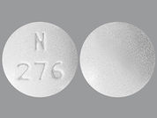 Fluphenazine Hcl: Esto es un Tableta imprimido con N 276 en la parte delantera, nada en la parte posterior, y es fabricado por None.