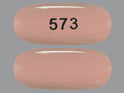 Isotretinoin: This is a Capsule imprinted with 573 on the front, nothing on the back.