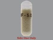 Alkindi Sprinkle: This is a Capsule Sprinkle imprinted with INF-5.0 on the front, nothing on the back.