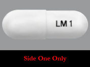 Loperamide Hcl: This is a Capsule imprinted with LM1 on the front, nothing on the back.