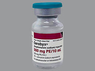 Vial de 10.0 ml(s) of 500 Pe/10 de Cerebyx