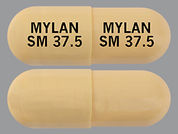 Sunitinib Malate: Esto es un Cápsula imprimido con MYLAN  SM 37.5 en la parte delantera, MYLAN  SM 37.5 en la parte posterior, y es fabricado por None.