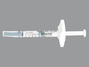 Kineret: This is a Syringe imprinted with nothing on the front, nothing on the back.