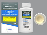 Fleqsuvy 120.0 final dose form(s) of 25 Mg/5 Ml Suspension Oral