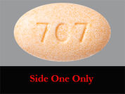 Enalapril Maleate: This is a Tablet imprinted with 707 on the front, nothing on the back.