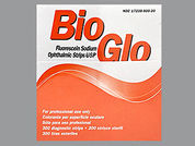 Bio Glo: This is a Strip imprinted with nothing on the front, nothing on the back.
