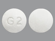 Guaifenesin: This is a Tablet imprinted with G2 on the front, nothing on the back.