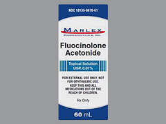 This is a colorless Solution Non-oral imprinted with nothing on the front, nothing on the back, and is manufactured by MARLEX PHARM..
