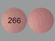 Hydromorphone Er: This is a Tablet Er 24 Hr imprinted with 266 on the front, nothing on the back.