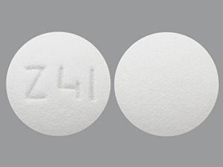This is a Tablet imprinted with Z41 on the front, nothing on the back.
