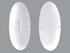 Esto es un Tableta blanco oval imprimido con 1 en la parte delantera, nada en la parte posterior, y es fabricado por CAMBER PHARMACE.