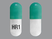 Dimethyl Fumarate: This is a Capsule Dr imprinted with HR1 on the front, nothing on the back.