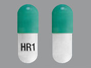 Dimethyl Fumarate: Esto es un Cápsula Dr imprimido con HR1 en la parte delantera, nada en la parte posterior, y es fabricado por None.