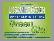 Green Glo: This is a Strip imprinted with nothing on the front, nothing on the back.