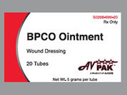 Bpco: This is a Ointment imprinted with nothing on the front, nothing on the back.