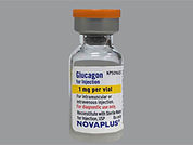 Glucagon: This is a Vial imprinted with nothing on the front, nothing on the back.