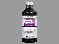 Solución Oral de 334-500Mg de Sodium Citrate & Citric Acid
