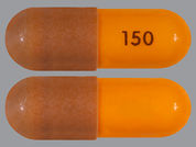 Mexiletine Hcl: This is a Capsule imprinted with 150 on the front, nothing on the back.