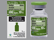 Methylprednisolone Acetate: Esto es un Vial imprimido con nada en la parte delantera, nada en la parte posterior, y es fabricado por None.