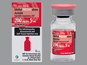 Methylprednisolone Acetate: Esto es un Vial imprimido con nada en la parte delantera, nada en la parte posterior, y es fabricado por None.