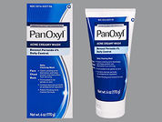 Panoxyl: This is a Cleanser imprinted with nothing on the front, nothing on the back.