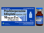 Prochlorperazine Edisylate: Esto es un Vial imprimido con nada en la parte delantera, nada en la parte posterior, y es fabricado por None.