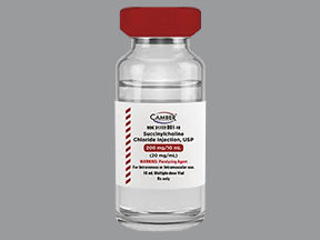 succinylcholine vial