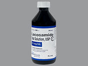 Lacosamide: This is a Solution Oral imprinted with nothing on the front, nothing on the back.