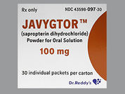 Javygtor: This is a Powder In Packet imprinted with nothing on the front, nothing on the back.