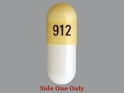 Fingolimod: This is a Capsule imprinted with 912 on the front, nothing on the back.