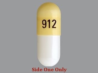 This is a Capsule imprinted with 912 on the front, nothing on the back.
