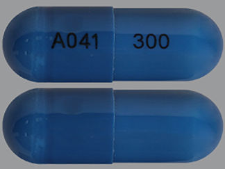 This is a Capsule imprinted with A041 on the front, 300 on the back.