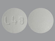 Darifenacin Er: This is a Tablet Er 24 Hr imprinted with L48 on the front, nothing on the back.