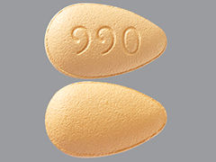 Esto es un Tableta imprimido con 990 en la parte delantera, nada en la parte posterior.