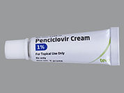 Penciclovir: This is a Cream imprinted with nothing on the front, nothing on the back.