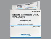 Lidocaine-Prilocaine: This is a Cream imprinted with nothing on the front, nothing on the back.